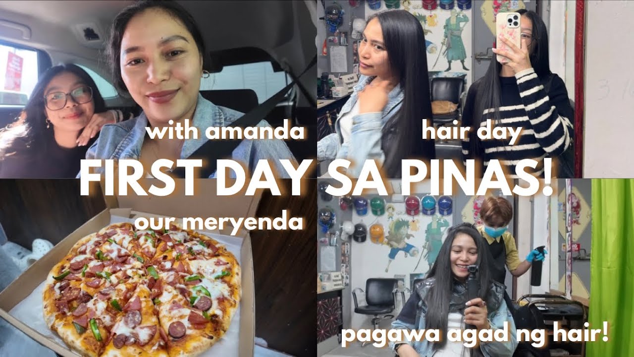 JANUARY 12| PINAS DAY 1| OUR HAIR MAKEOVER AFTER ILANG YEARS| 12 HOURS ANG TAGAL ♥️|| EMELYN HIGGINS