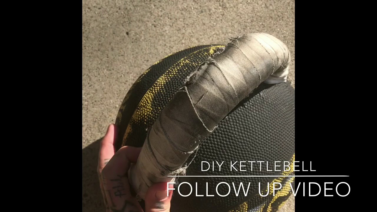 DIY kettlebell follow up video
