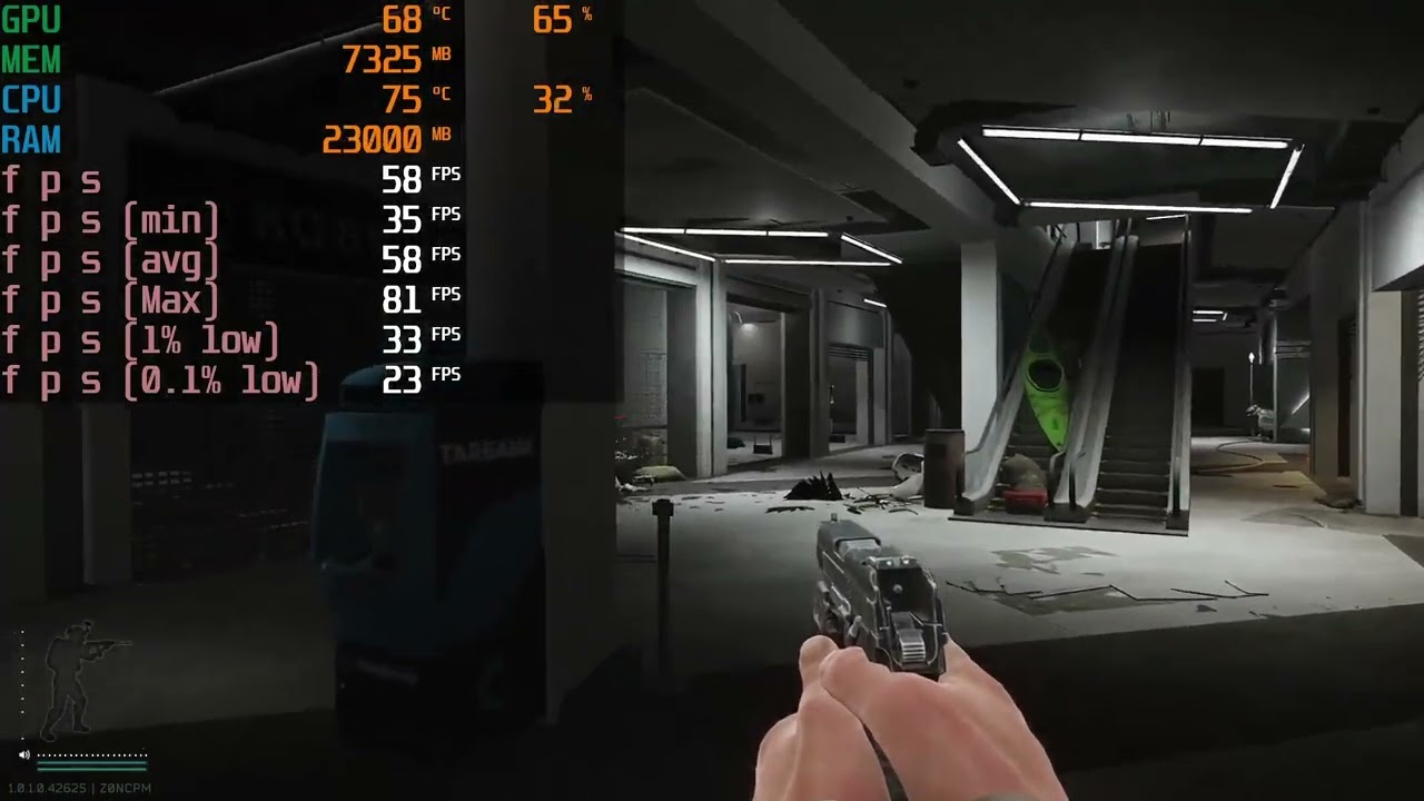 ATTEMPT  2  ---- A580 + R7 5800x - TARKOV - 1080p (ChatGpt) Custom Settings - STREETS OF TARKOV Map