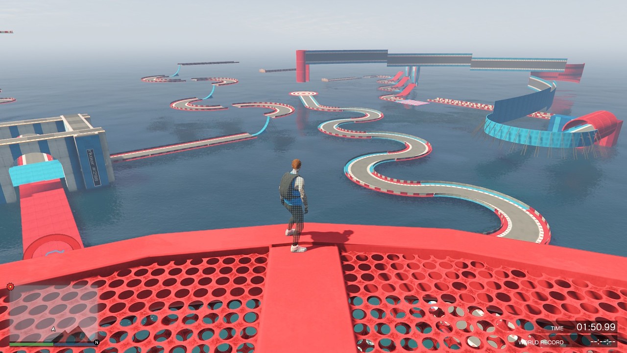 F1 Car Parkour in GTA5: Mastering Iconic Grand Prix Tracks Remastered