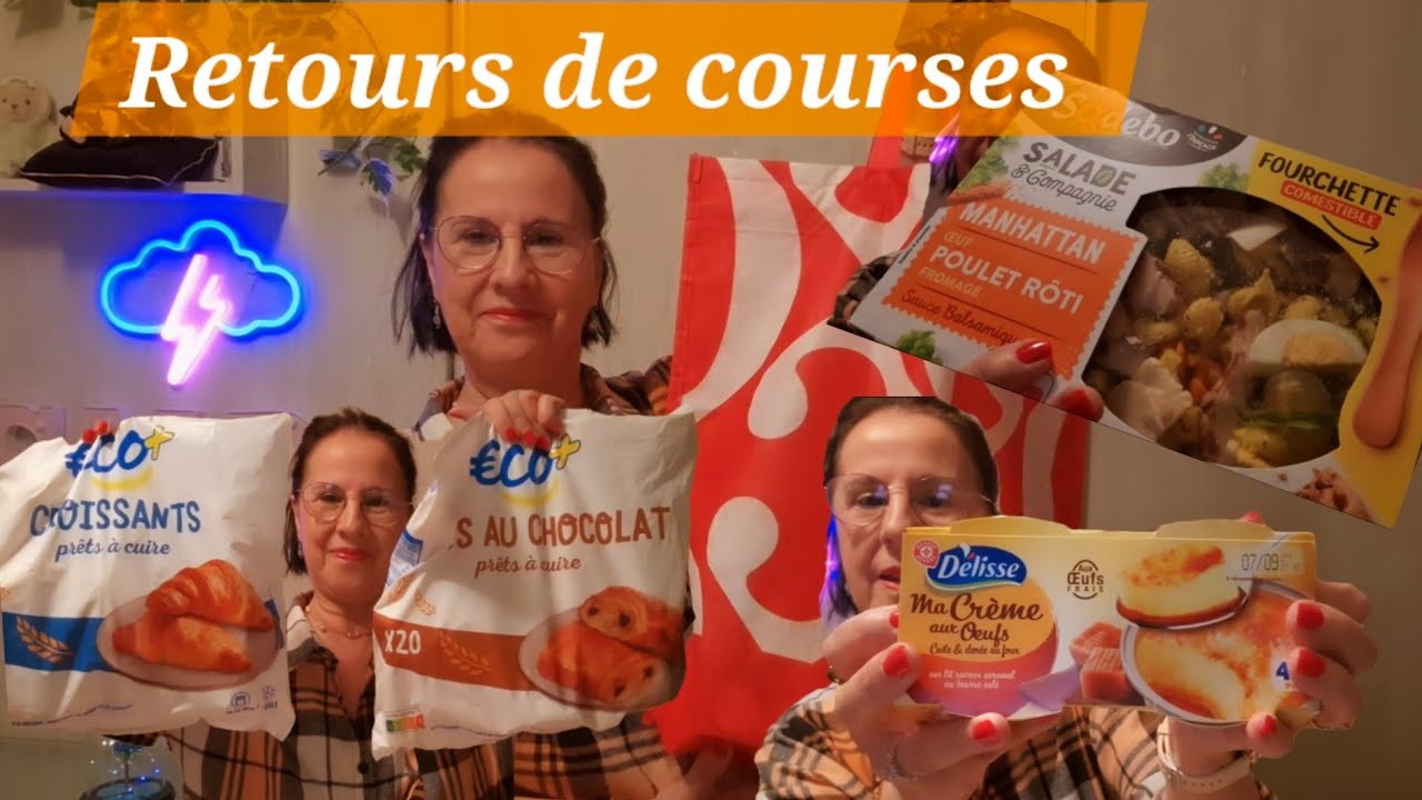 Asmr français Retour de courses🛒🛒🛒 