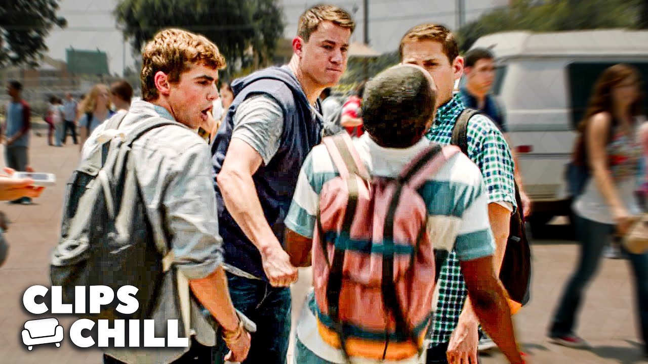 Channing Tatum Punches Gay Student | 21 Jump Street (Jonah Hill)