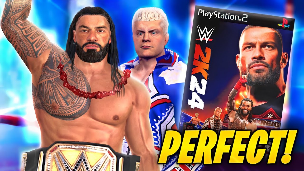 Я играл в WWE 2K24 на PS2… и это просто идеально🔥
