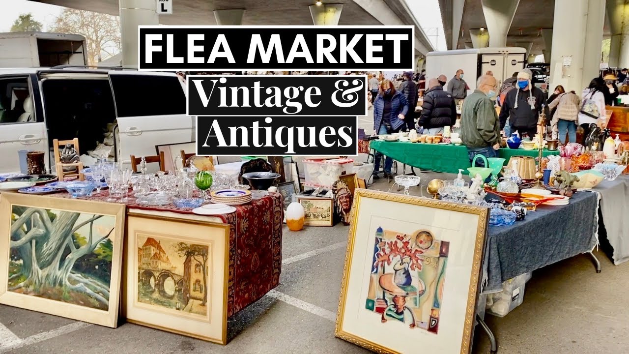 FLEA MARKET vintage and antiques || sacramento antique fair
