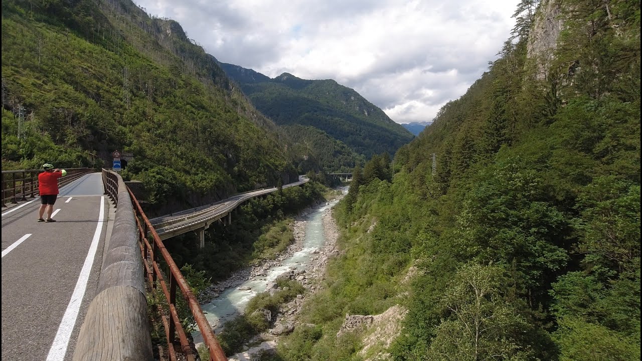 Milleniumi vasútvonal túra 2023  3. nap 2. rész - .., Moggio Udinese, Pontebba