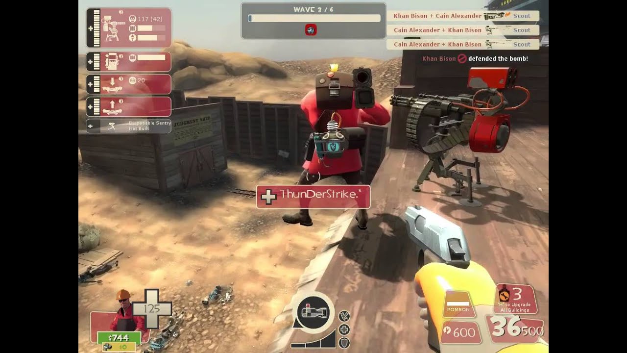 Team Fortress 2 MVM Engineer Gameplay