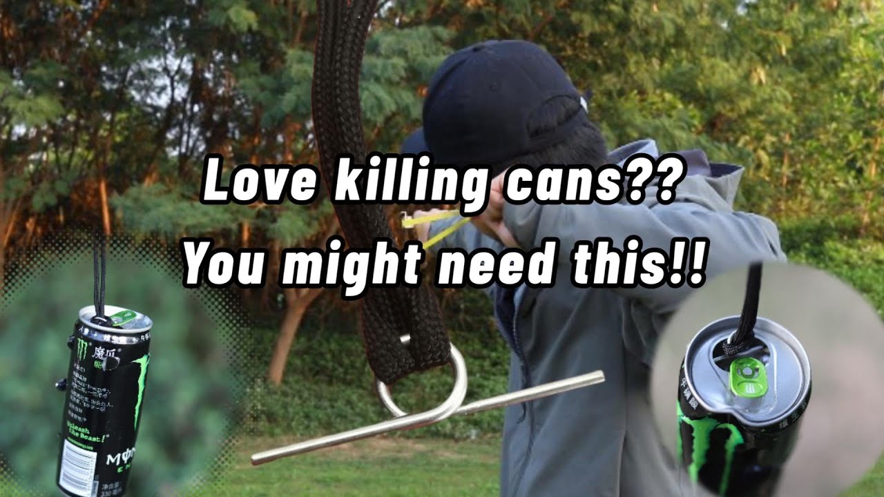 Made this can hanger for can killers!