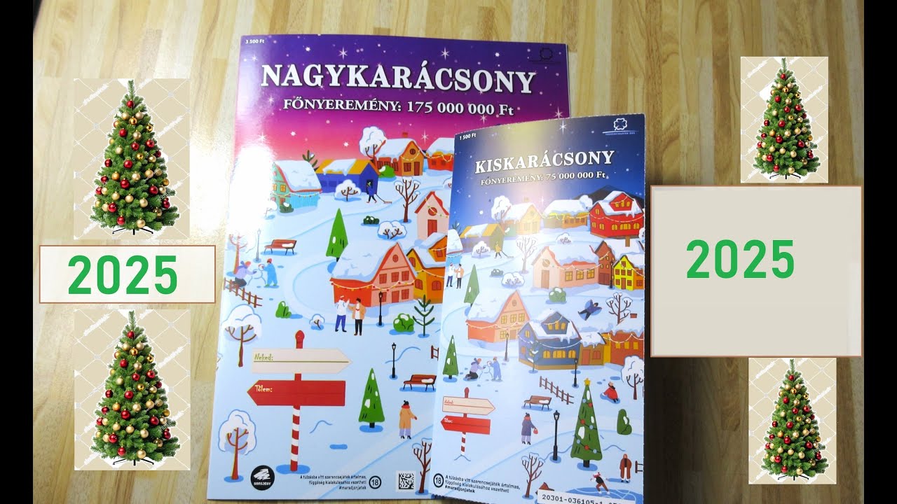 ÚJ Sorsjegycsalád: Nagykarácsony + Kiskarácsony 2025