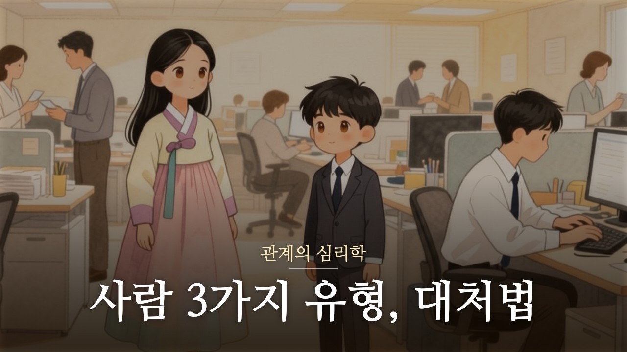 남들 눈치 보느라 영혼 털린 당신, 딱 이 3가지 유형만 알면 인생이 편해집니다. (인정 욕구, 자존감 회복 솔루션)