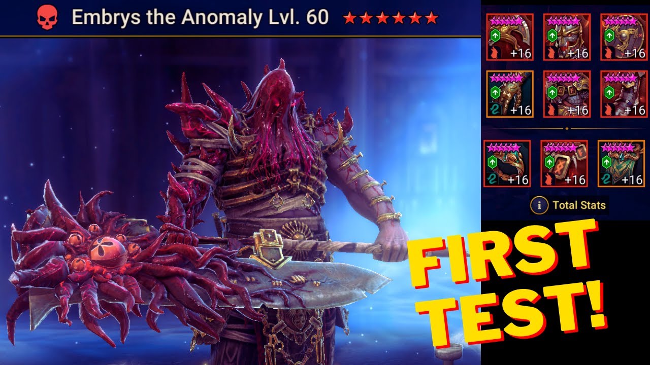 Embrys The Anomaly Showcase! 100% Strip StoneSkin! Raid Shadow Legend