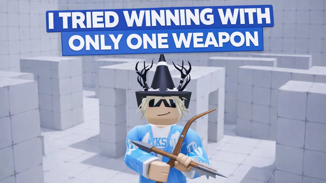 I Tried winning with ONLY one weapon!