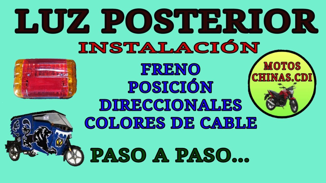 INSTALACION DE LUZ POSTERIOR