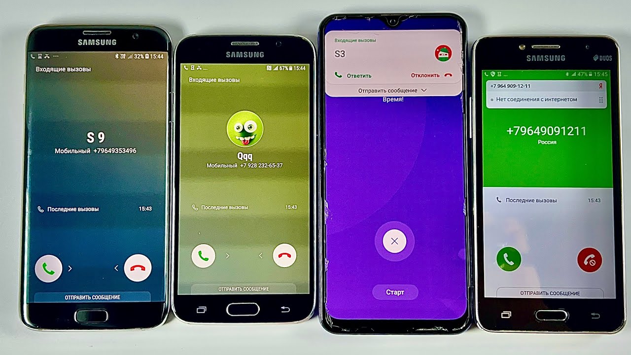 Incoming call & Alarm Clock & Samsung Galaxy J2 Prime & Samsung Galaxy S6 + S7 & Samsung Galaxy A30s