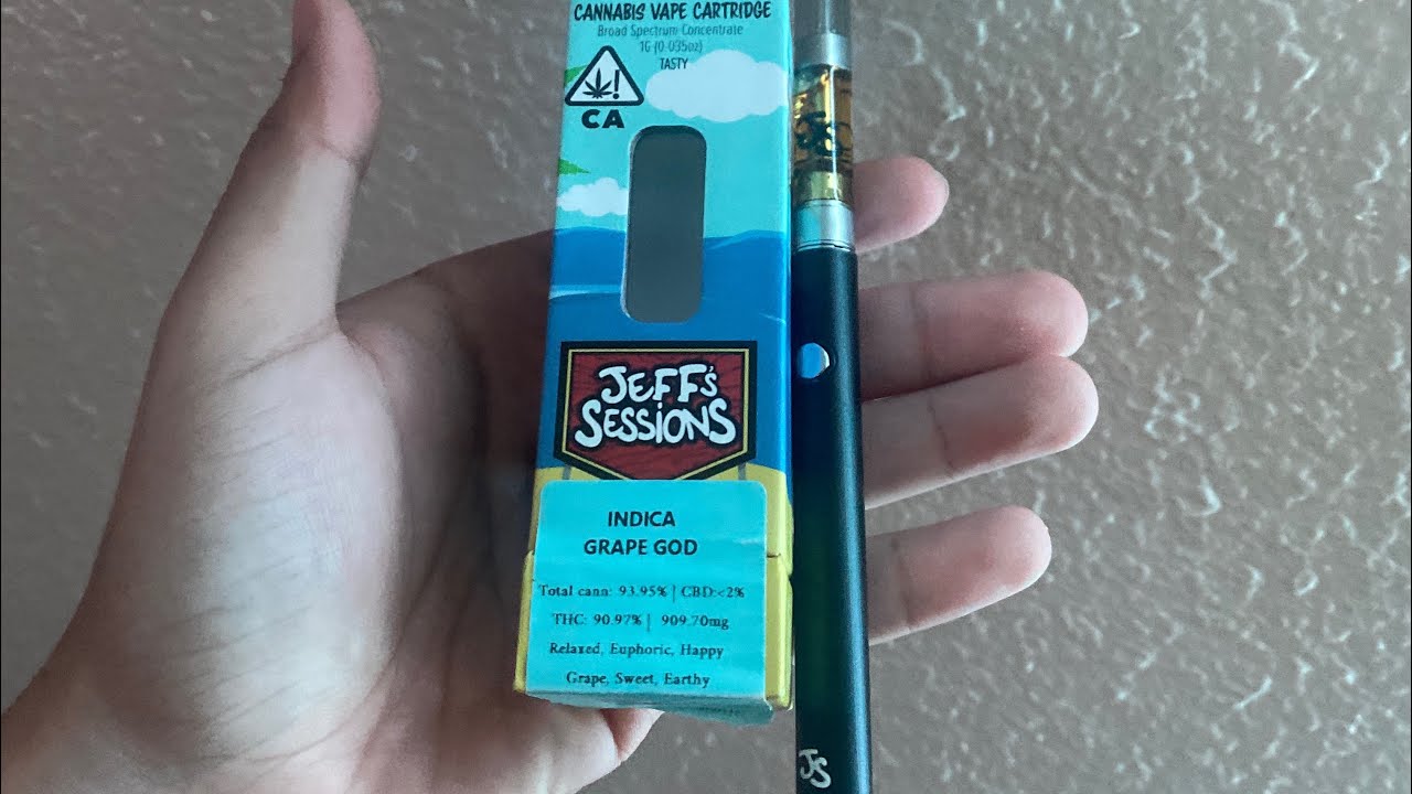 Grape God Indica Cart Review: Jeff's Sessions Cart | Budget Brand Gem | OFF THE RADAR REVIEWS