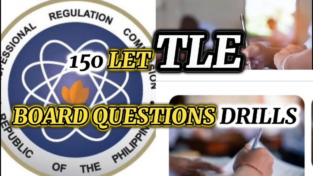 1-150 LET TLE (TL TVE) BOARD QUESTION DRILLS with RATIONALIZATION | MARCH 2024