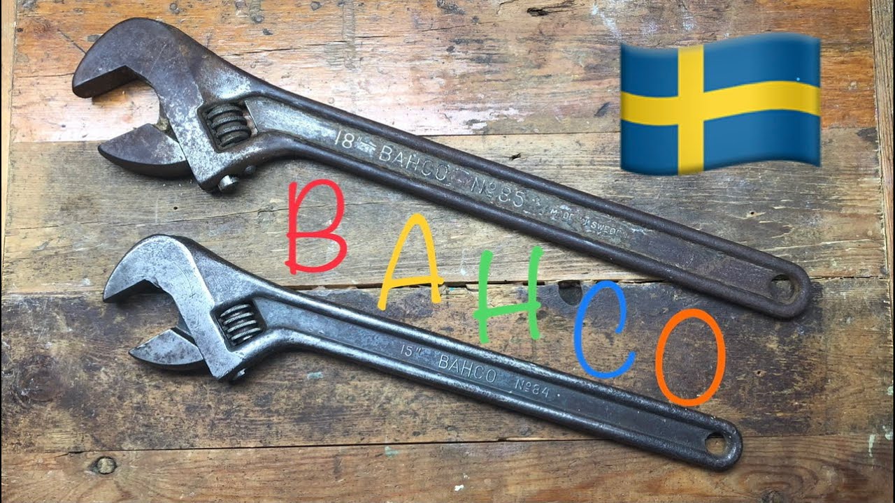 To 100 year old Bahco wrenches restored