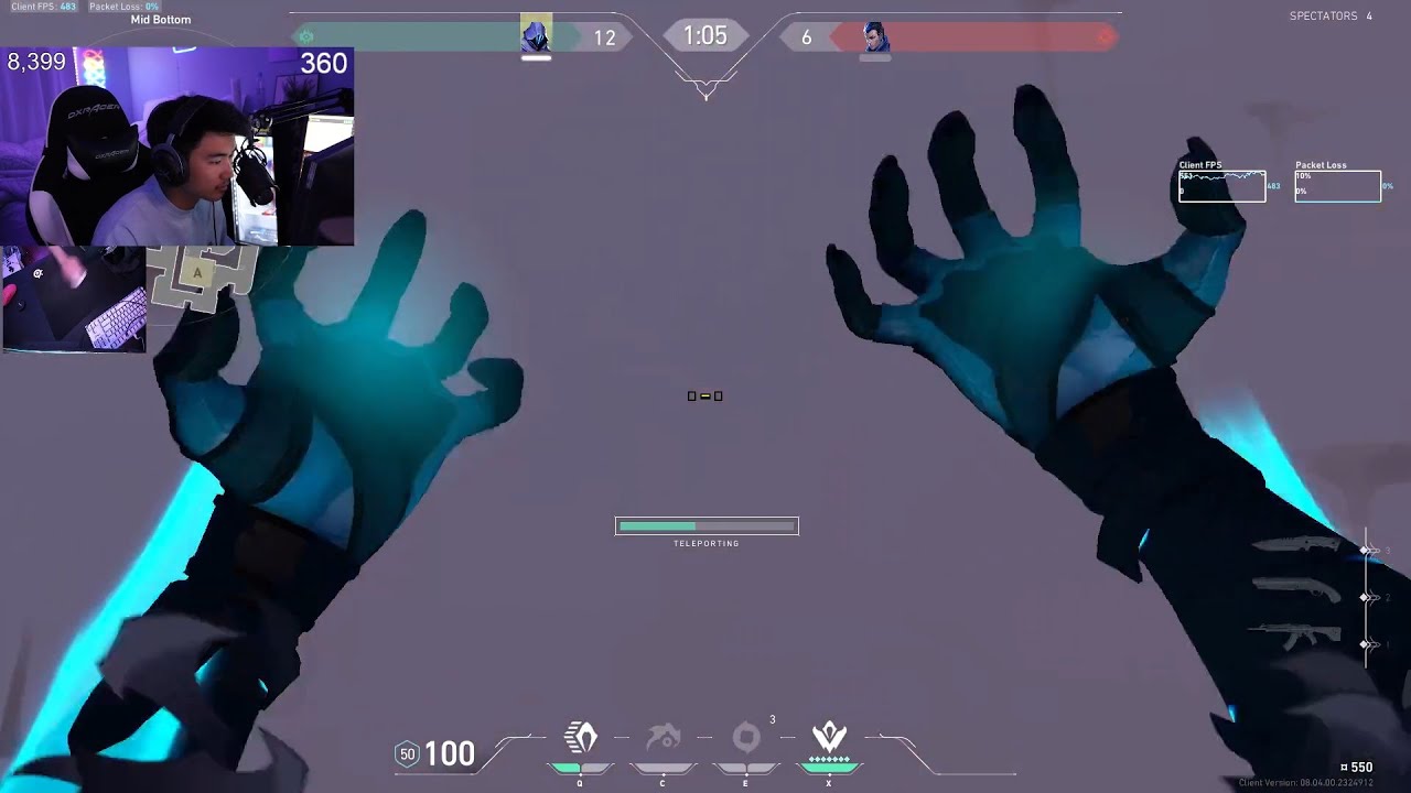 SUNSET! S0M OMEN VALORANT RANKED GAMEPLAY [ FULL MATCH VOD ]