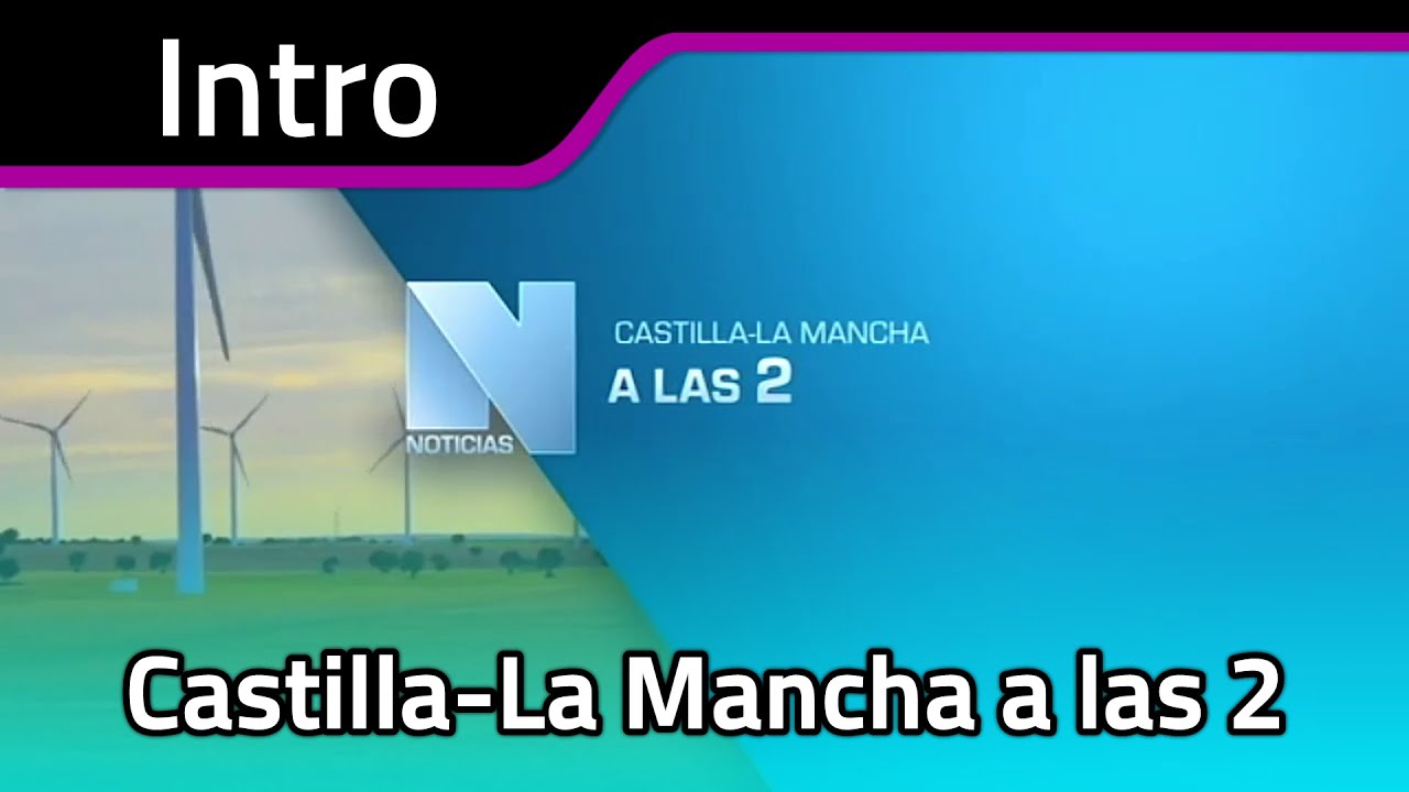 CMM TV (Castile-La Mancha) - 'Castilla-La Mancha a las 2' Intro & Headlines (2016-) (50fps)