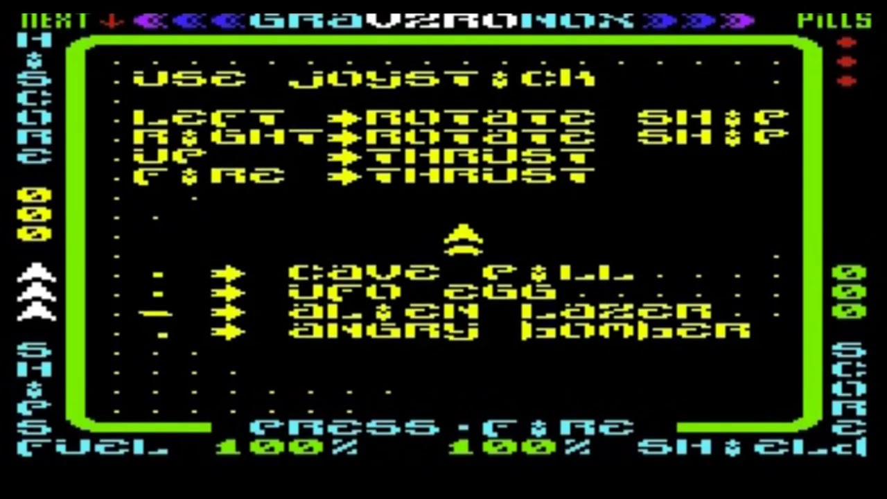 #22 Gravzronox, a new game for the Commodore VIC-20 +32K RAM Expansion.