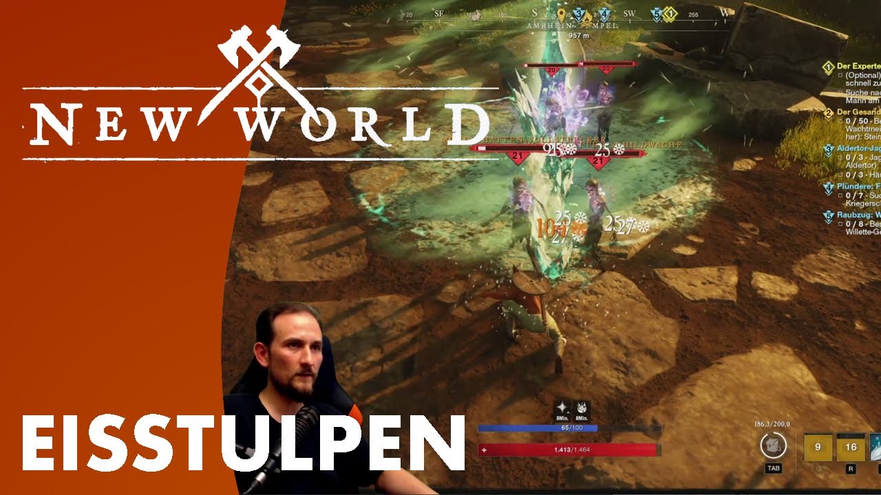 NEW WORLD - Der EISSTULPEN Mage - Attribute, Waffenfähigkeiten, Kampf