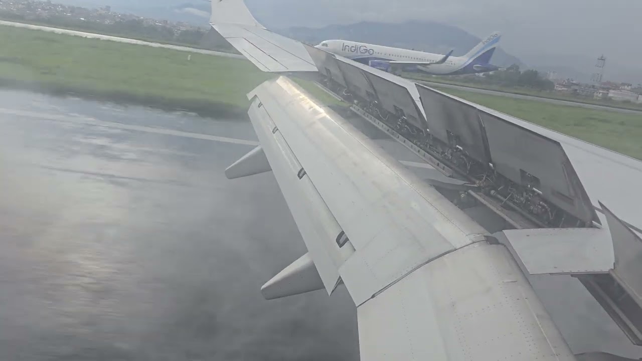 ✈️ Nepal Plane Landing Video | Kathmandu Airport Airplane Landing | Real Flight Experience |   Plane