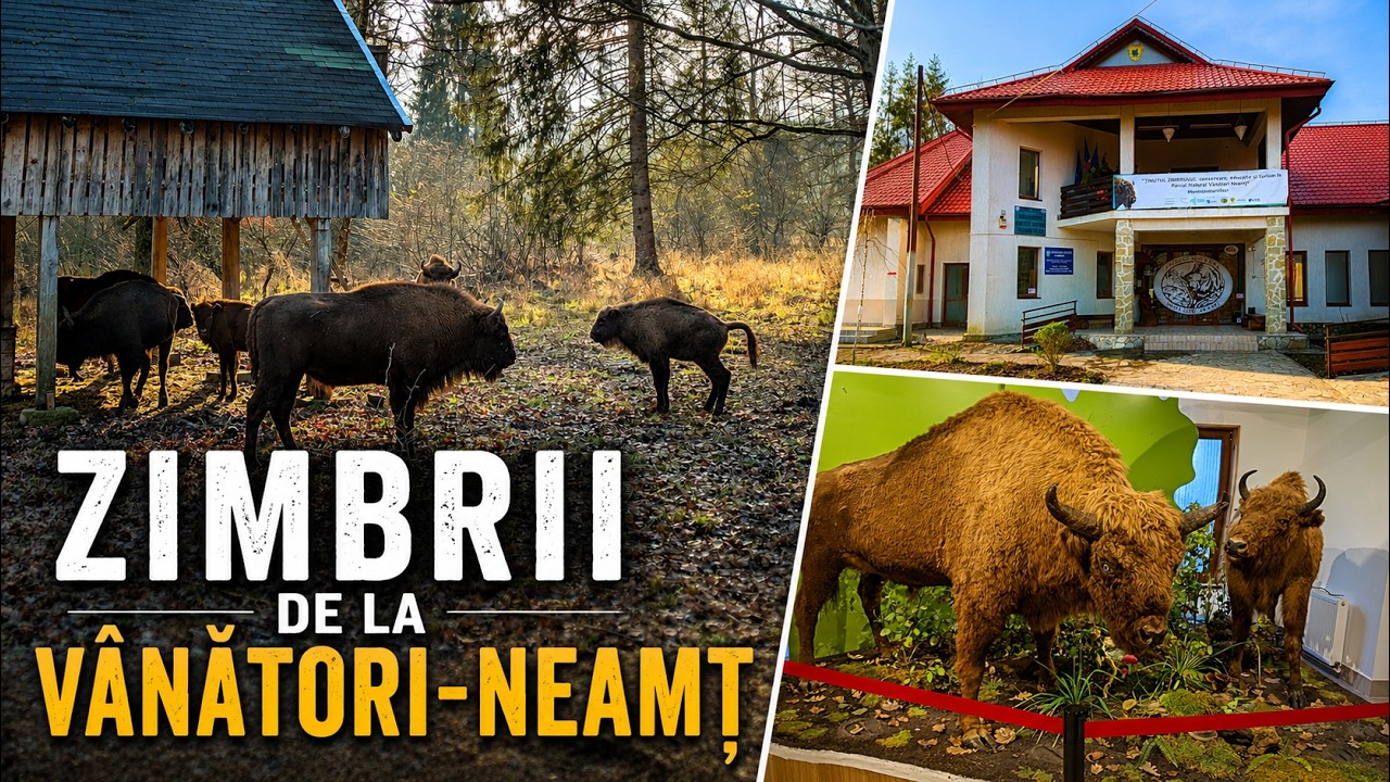 Zimbrii de la Parcul Natural Vânători-Neamț