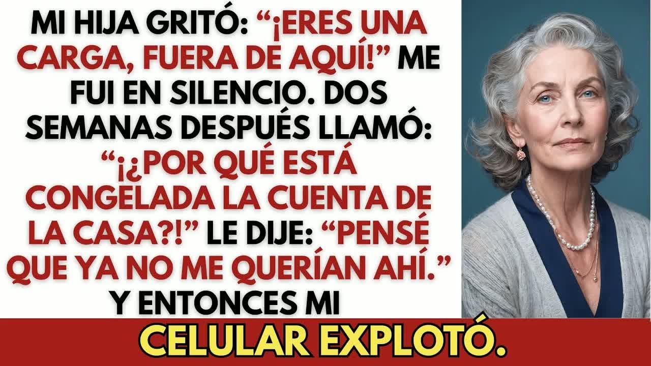¡Mi Hija Me Gritó： “Eres Una Carga, Lárgate Y Que No Vuelvas!” Pero Yo…