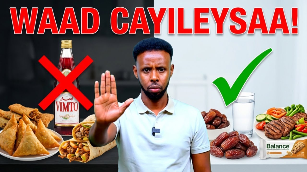 Ha Afurin Adigoon Tan Ogeyn! (5 Qalad oo ku Cayiliya Ramadaanka)