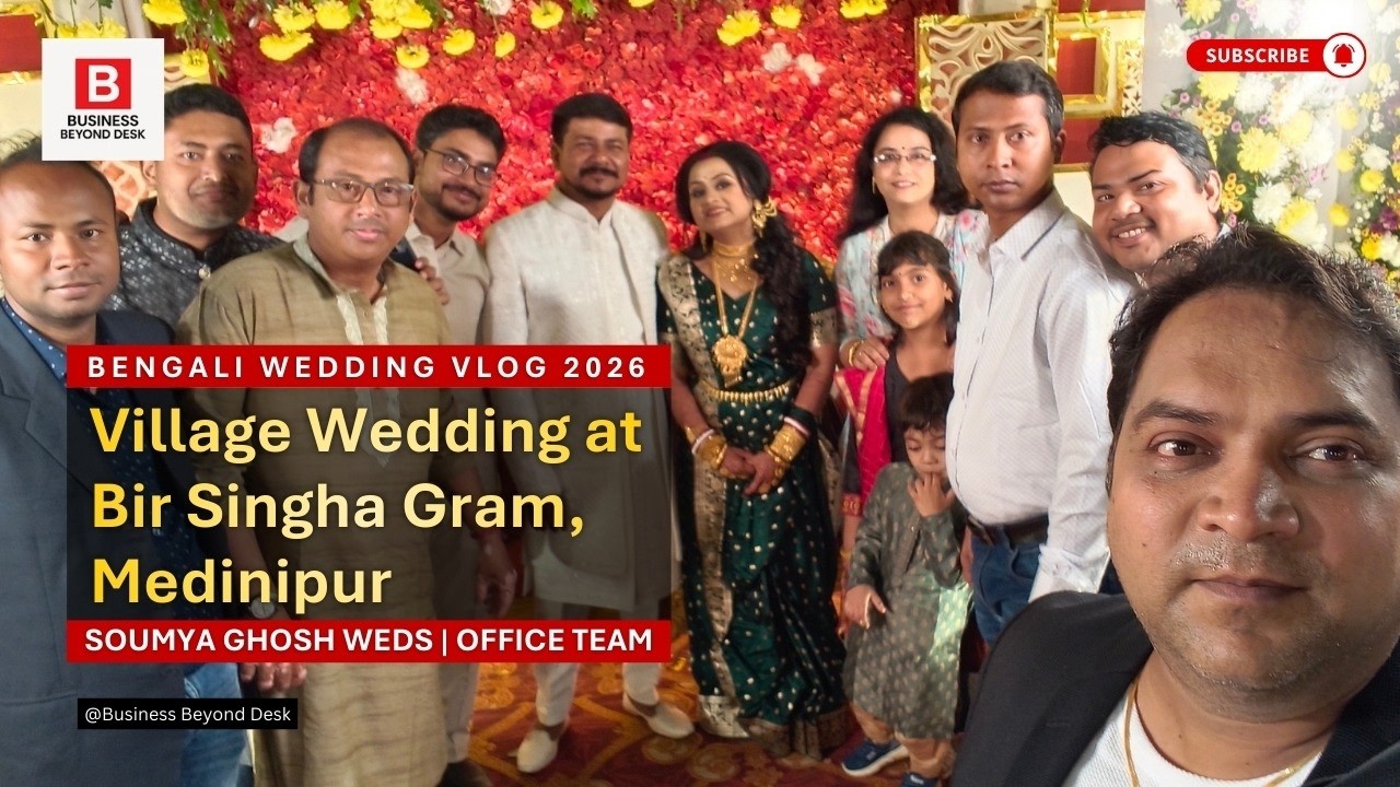 Bengali Wedding Vlog 2025 | Village Wedding at Bir Singha Gram, Medinipur | Soumya Ghosh Weds