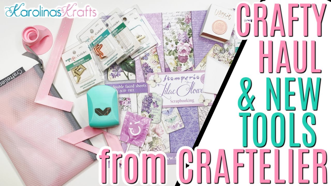 Craft Haul & New Crafty Tools from Craftelier Haul including an Album Making Tool & MORE!