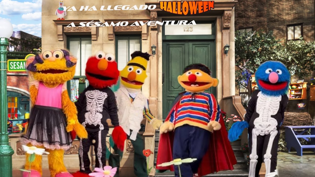 ya he llegado Halloween a Sésamo Aventura, espectáculo .Halloween 2024 PortAventura