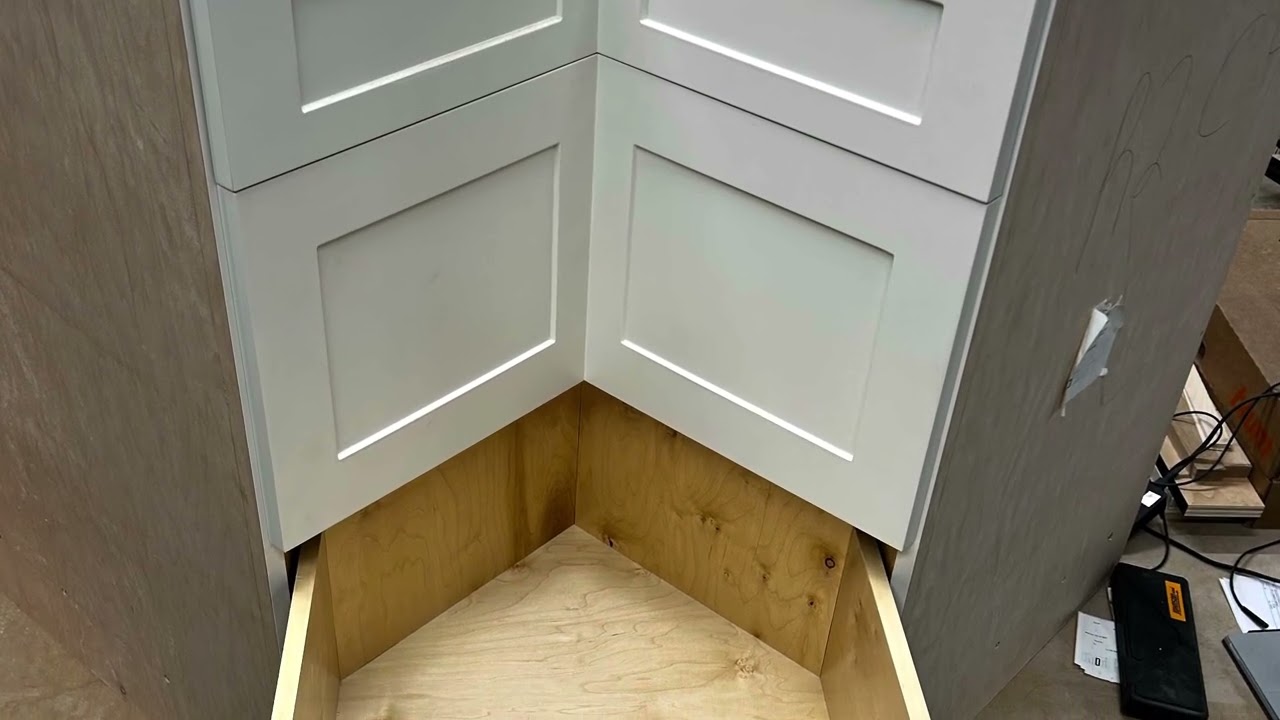 Corner Cabinet with Drawers &ndash; Perfect for Small Spaces!