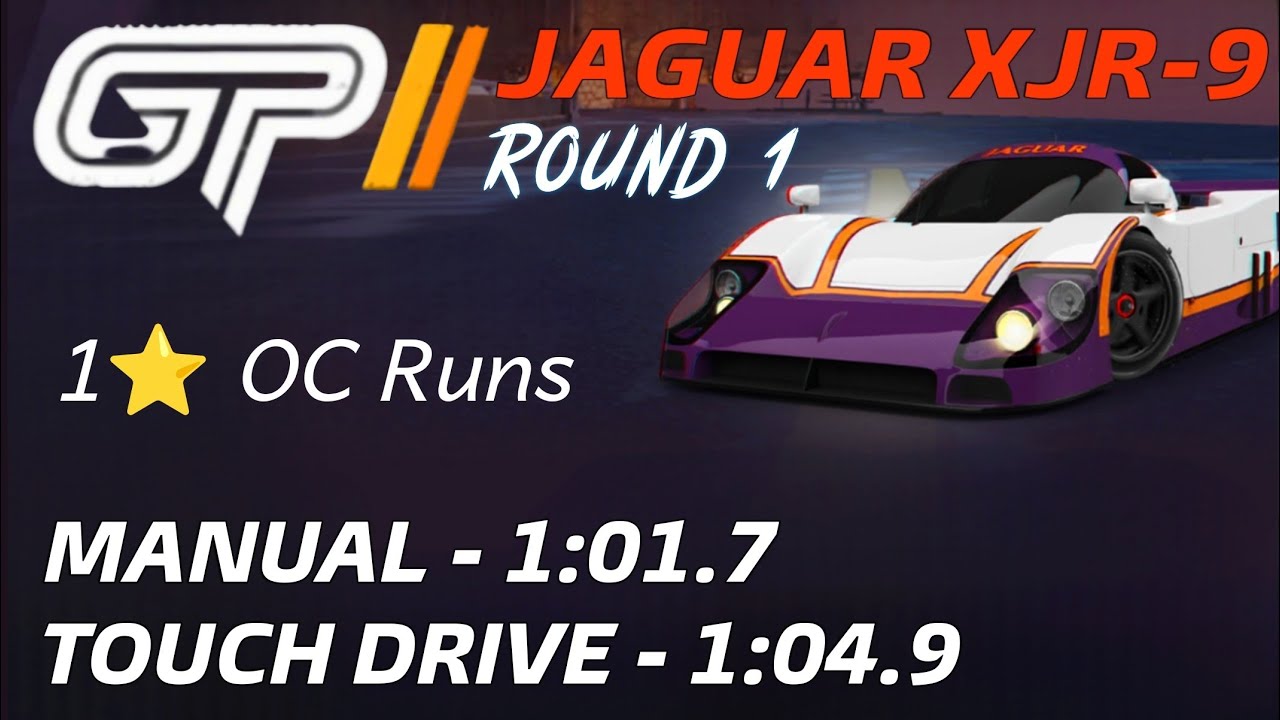 Asphalt Legends Unite JAGUAR XJR Grand Prix GP Touch Drive Round 1 star Manual Coastal Ice Greenland