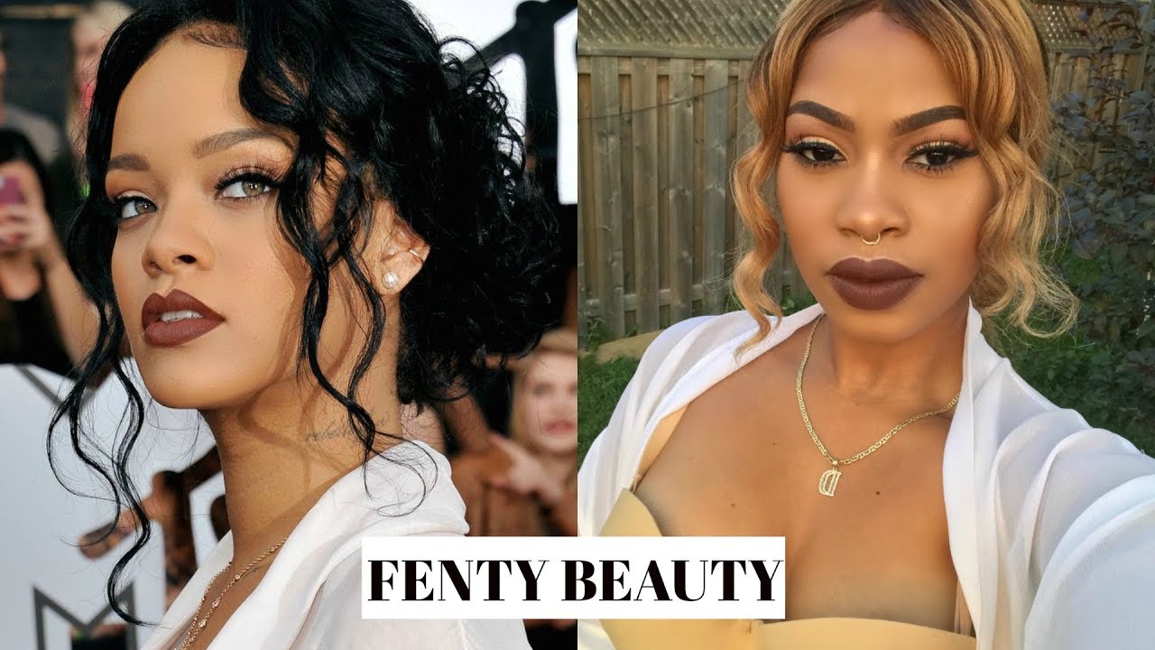 FENTY BEAUTY | Rihanna Inspired Look Using Fenty Beauty! + Beauty Forever Hair