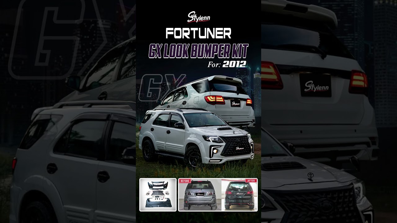 Toyota Fortuner GX Style Body Kit Installation for 2012 Model | AutoStylenn