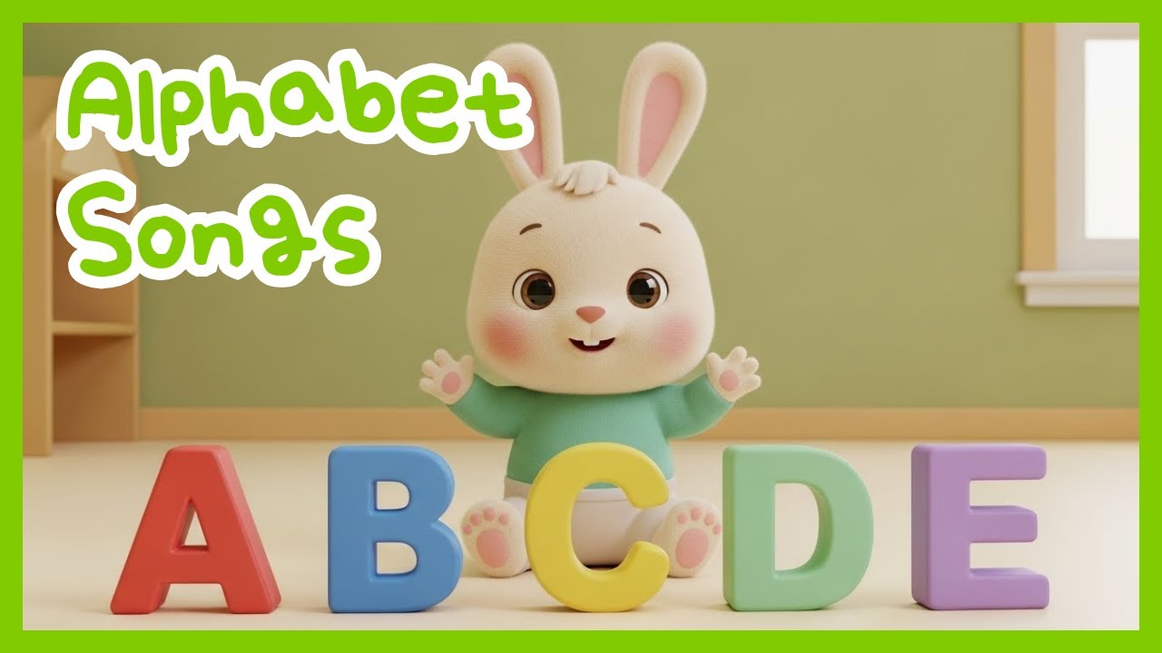 Learn ABCDE with Baby Bunny | Alphabet Song A–E | 알파벳동요·영어동요 🐰 | ABC Phonics
