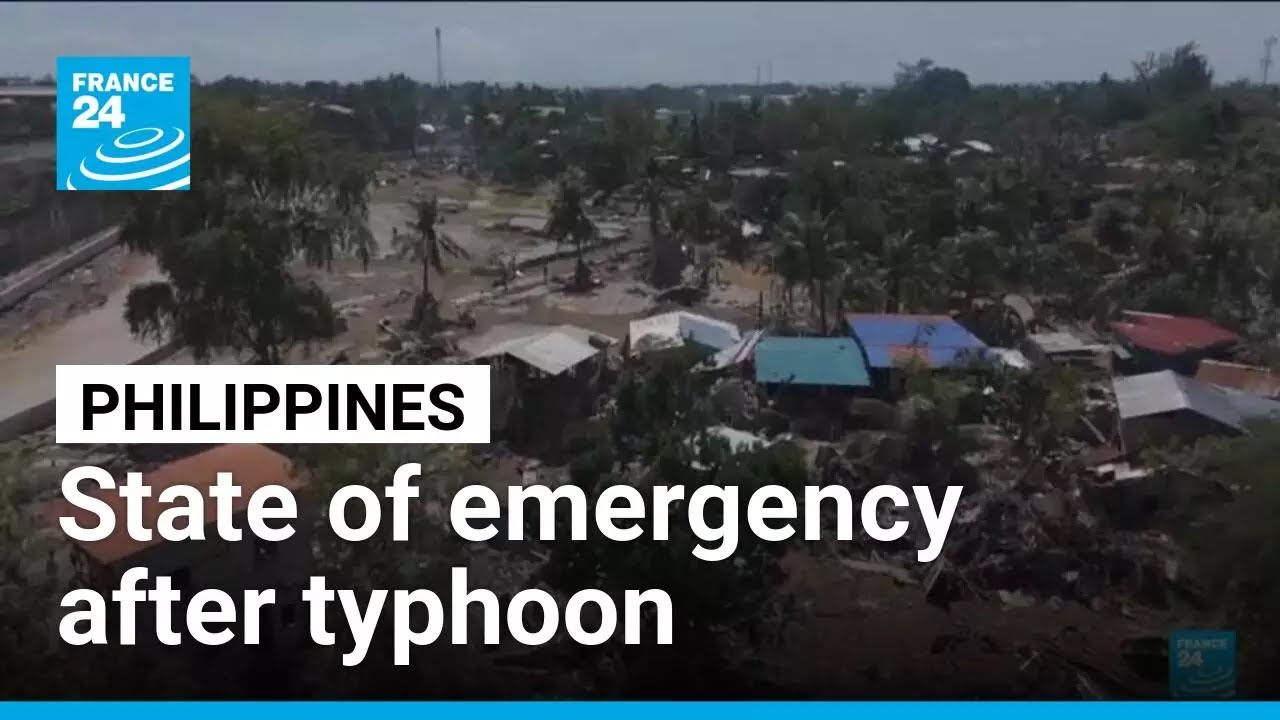 State of emergency declared in the Philippines after Typhoon Kalmaegi &bull; FRANCE 24 English