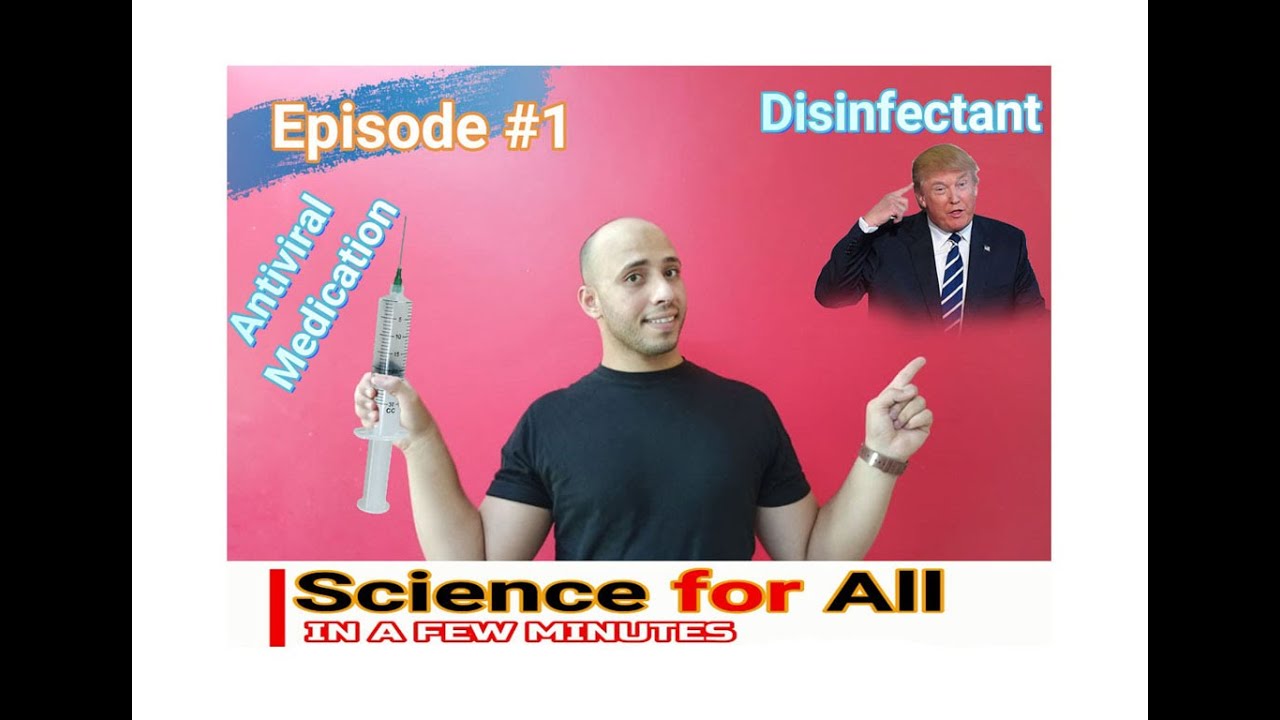SCIENCE FOR ALL (in a Few Minutes) | Episode#1| Disinfectant VS Antiviral Medication