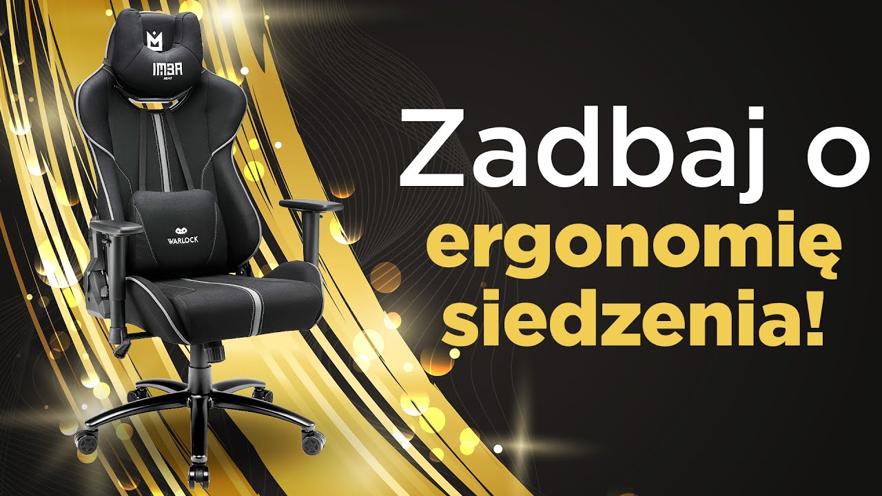 Fotel ergonomiczny - To MUSISZ wiedzieć ft. Fotel gamingowy IMBA Seat Warlock