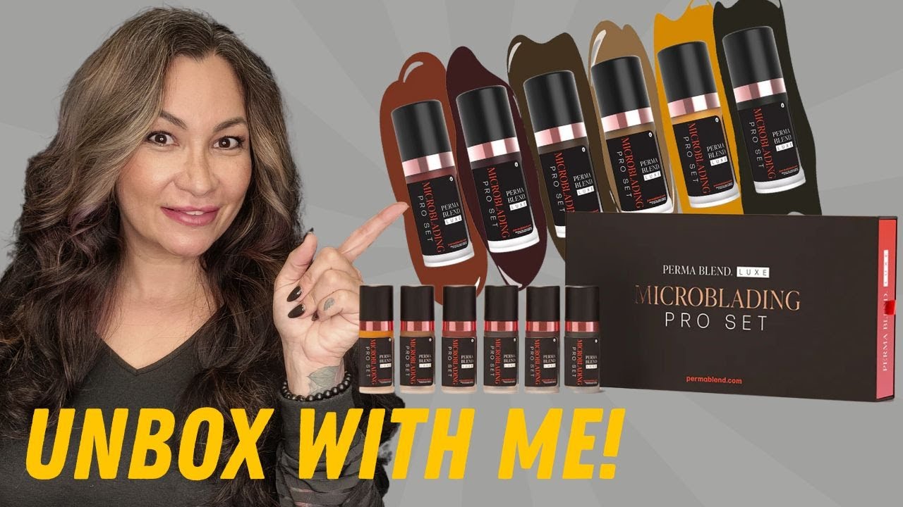 UNBOX WITH ME! Permablend Microblading Pro Set