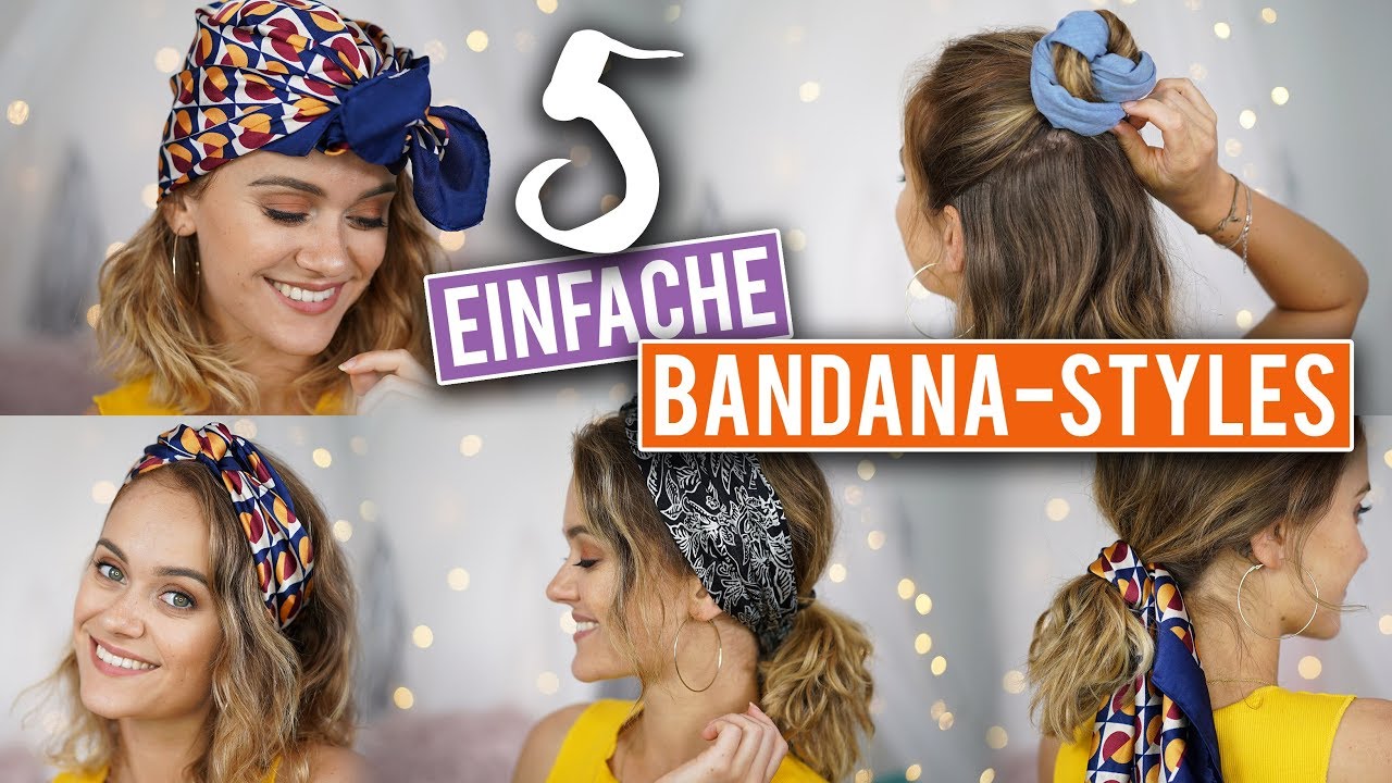 5 BANDANA FRISUREN - schnell & einfach | DAS SCHAFFT JEDER! | SNUKIEFUL
