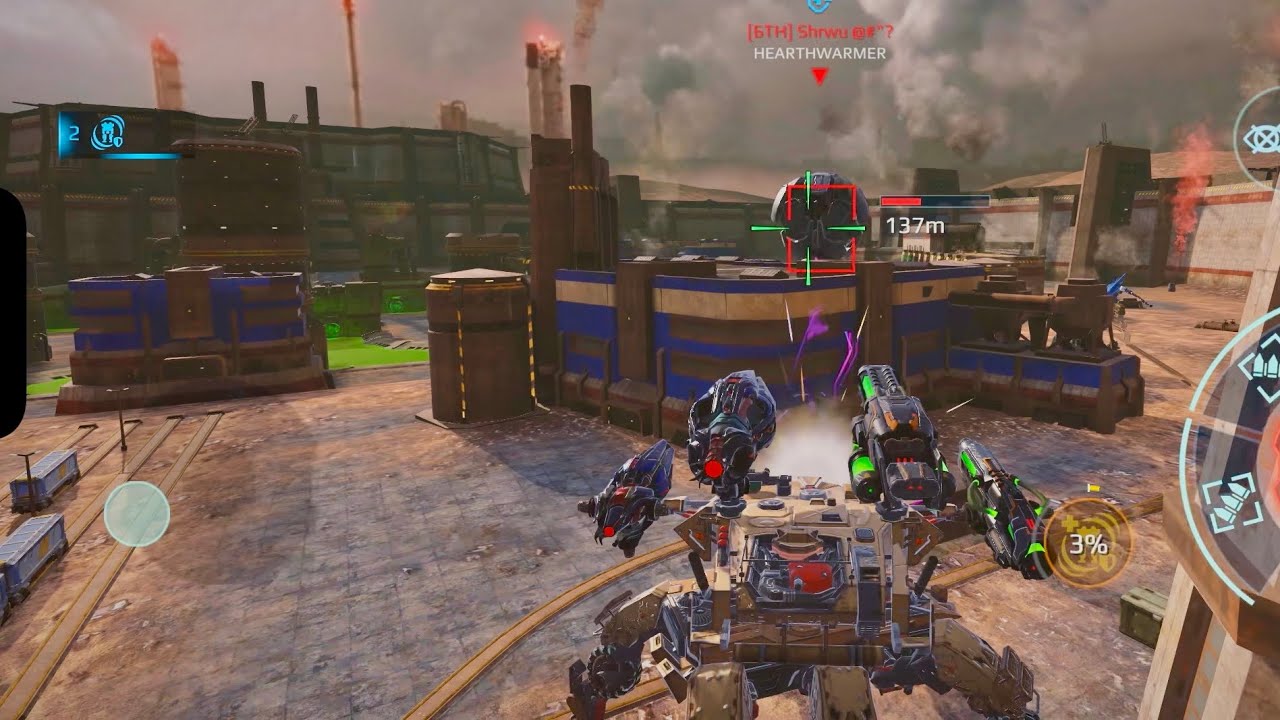 1v1 Devourer vs Bjorn most challenging video, my friend, me challenging destroy ￼aal team #warrobots