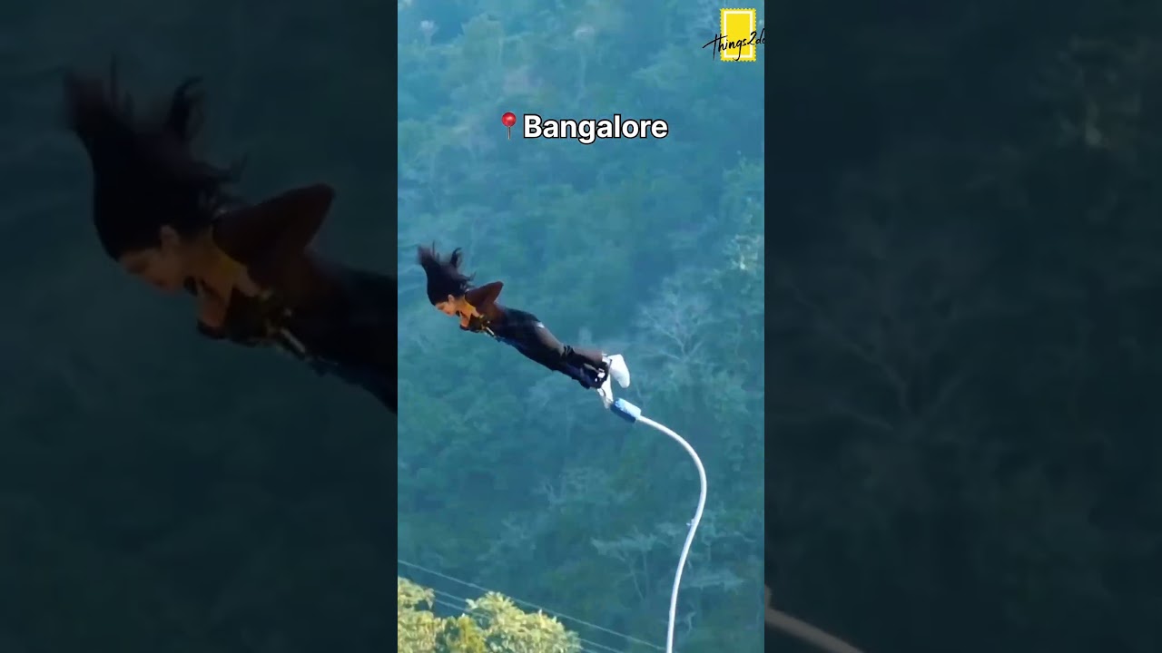Here are 3 incredible spots in India for bungy jumping adventures! 🌟