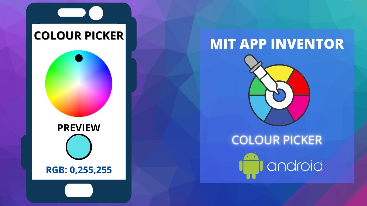 Создать палитру цветов || MIT App Inventor || Выбор цветов || Холст и спрайты в App Inventor