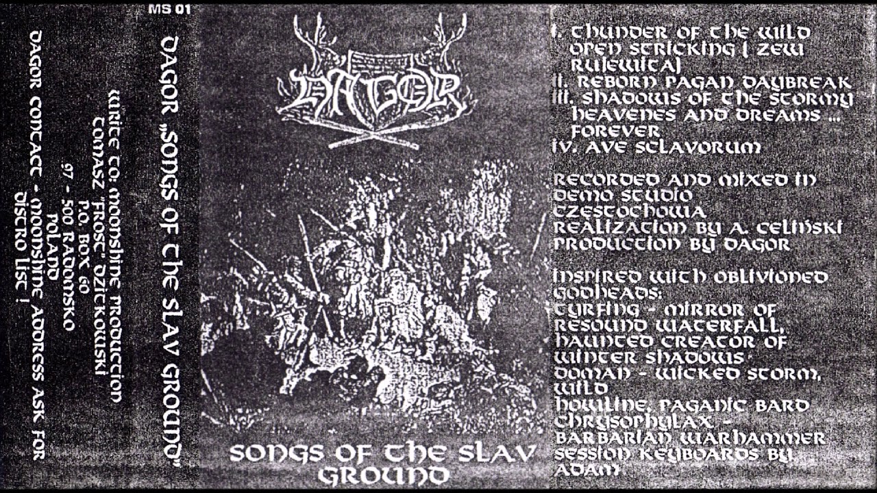 Dagor [POL] [Raw Black] 1995 - Songs of the Slav Ground (Full Demo)