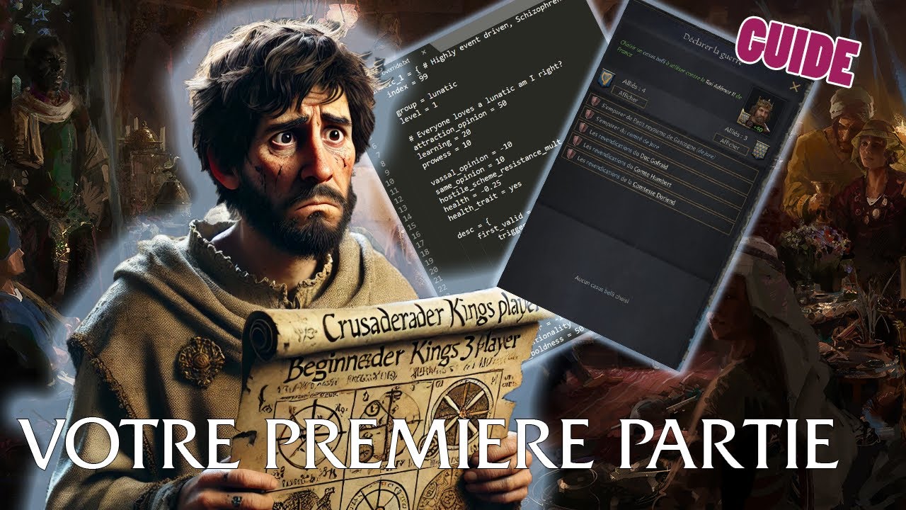 TUTO LET'S PLAY ULTRA d&eacute;butant : TA PREMIERE VIDEO SUR CRUSADER KINGS 3