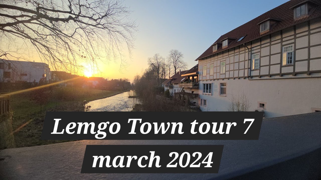 [4k] Germany Lemgo, University town, TH OWL LEMGO walk tour #Future Lemgo #OldTown #germany#travel