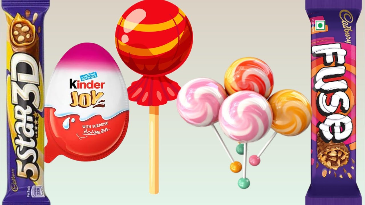 Yummy kinder surprise Chocolate Very Yummy Kinder joy a Lot of Candy ASMR | Chocolate 