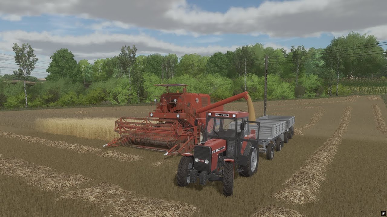 Lato w Kraśnickich Polach - Żniwowanie i ciapka z rotacyjną katowanie