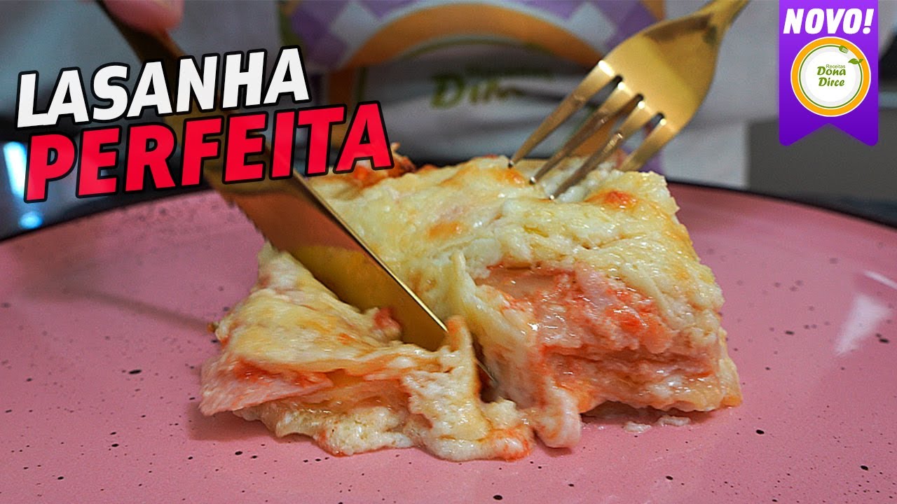 LASANHA TOTALMENTE DIFERENTE | LASANHA DE PRESUNTO E QUEIJO | LASANHA COM MASSA DIFERENTE #1273